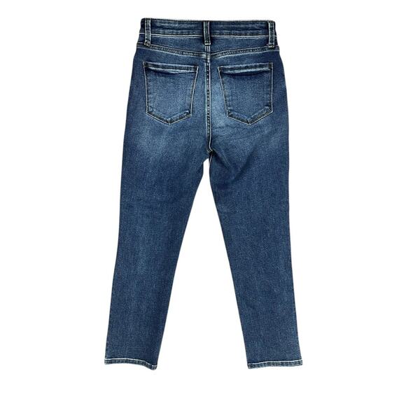 Evereve The Ever Straight Leg Cropped Denim Jeans in Composed Blue Size 26 NEW - Picture 6 of 13